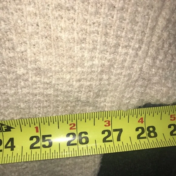 Natural Reflections XL Heather Waffle Oatmeal Long Sleeve Kangaroo Pocket Hooded - Picture 7 of 9